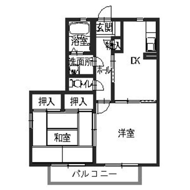 グランドゥール３輝の間取り