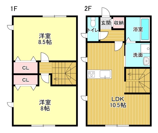 サンライズ安松の間取り