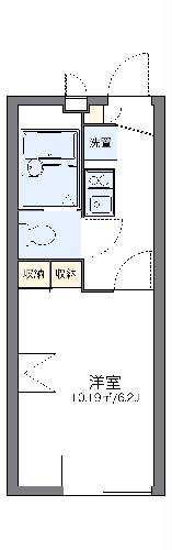 レオパレスＨｅａｒｔＷａｌｋの間取り