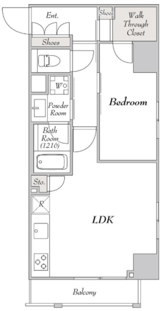 MYRIA RESIDENCE Komagomeの間取り