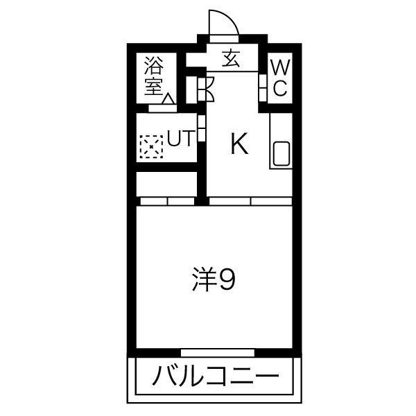 姫路市別所町別所のマンションの間取り