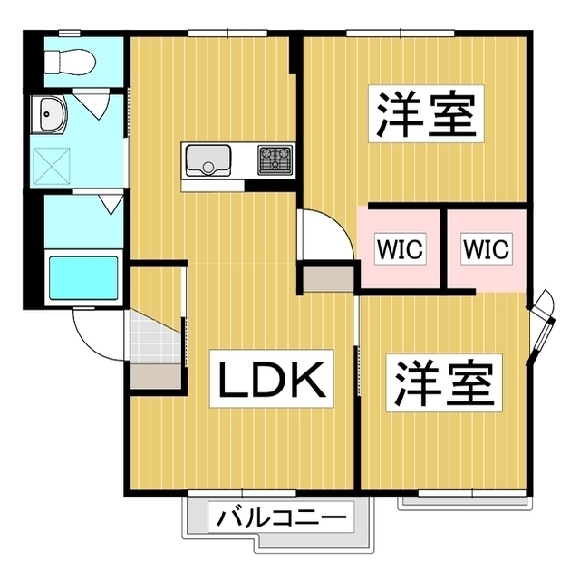 フレグランス江部の間取り