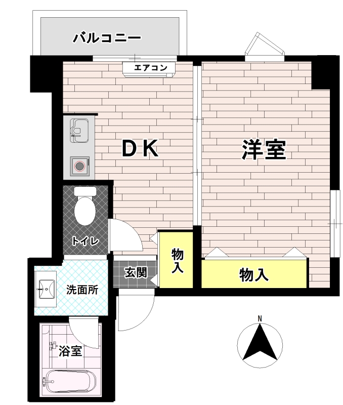 アビタシオン大阪港の間取り