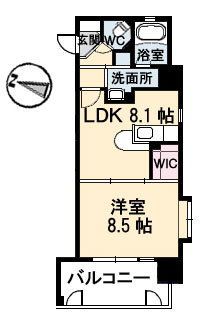 フラットリア御船の間取り