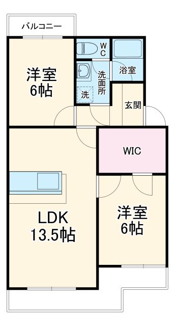 マンションストークＶの間取り