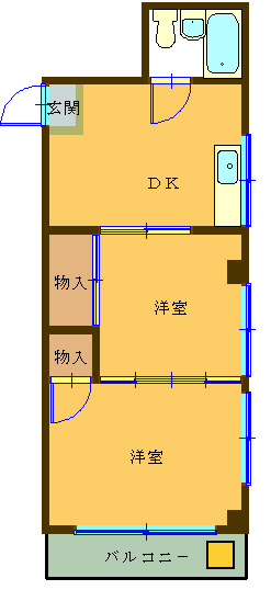 マルマツビルの間取り