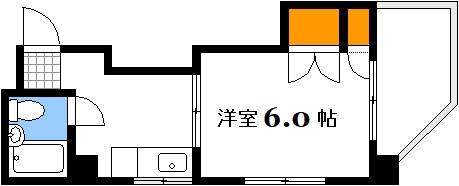 【広島市西区横川町のマンションの間取り】