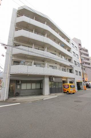 【広島市西区横川町のマンションの建物外観】