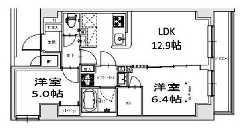 S-RESIDENCE王子Terceraの間取り