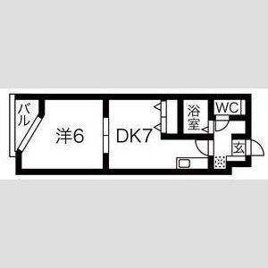 【メイテラッセ中島丁の間取り】