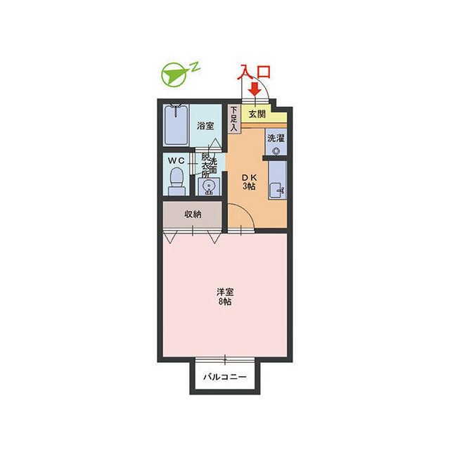 アイリス文京　Ｂ棟の間取り