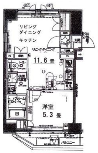 ミテッツァ千代田三崎町の間取り