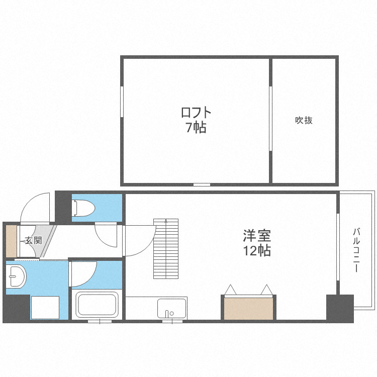 ゼウス梅田AQUAの間取り