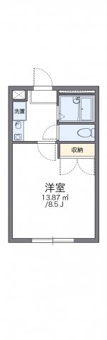 レオパレス三国ヶ丘弐番館の間取り