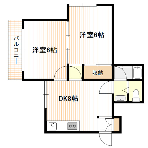 滝本ビルの間取り