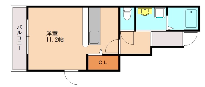 古賀市今の庄のアパートの間取り