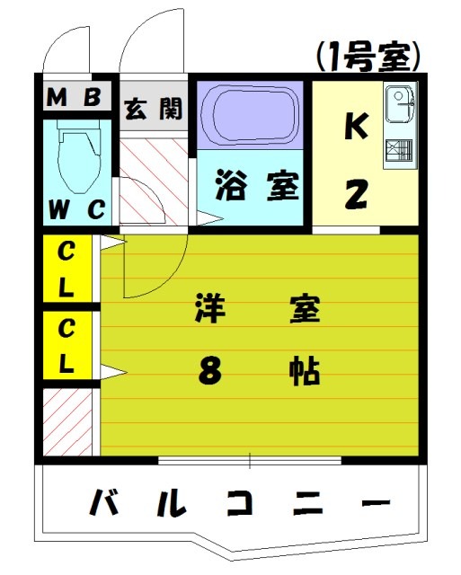 糟屋郡新宮町美咲のマンションの間取り