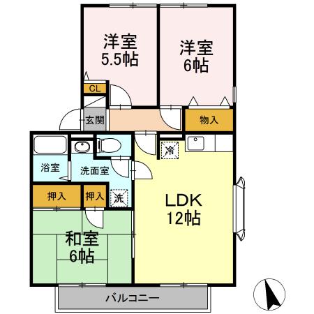 ファミールハイツの間取り