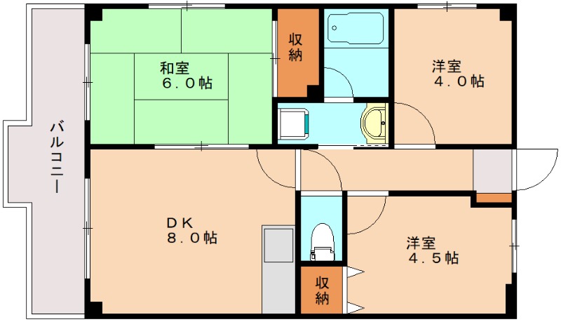 エスコート潤の間取り