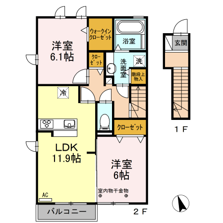 Ｍ・ｆｉｆｔｙの間取り