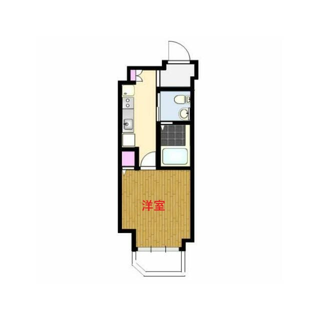 東京都大田区西蒲田７（マンション）の賃貸物件の間取り