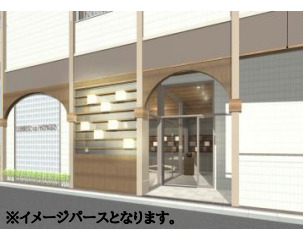 エントランス　リノベーション中