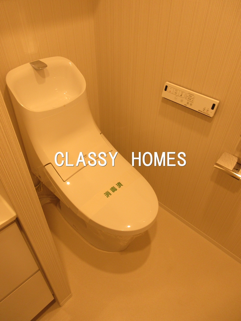 トイレ　2019年竣工　シティタワー大井町：トイレ