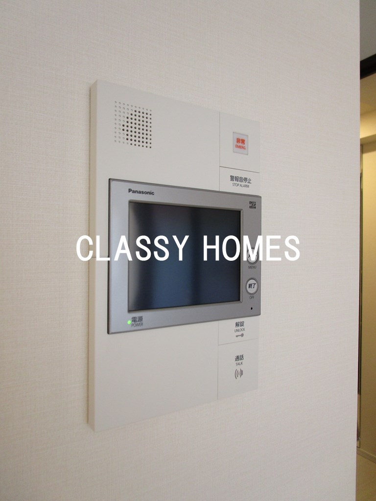 セキュリティ　2019年竣工　シティタワー大井町：インターホン