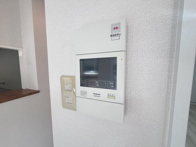 セキュリティ　モニター付きインターホンです