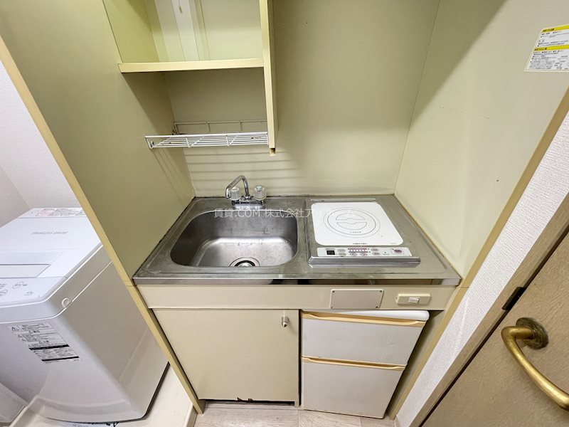 キッチン　２口冷蔵庫付！ＩＨコンロ