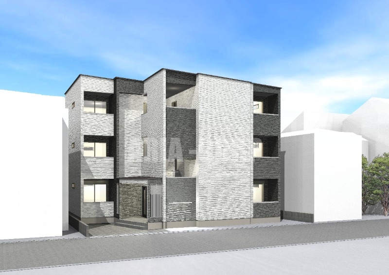 建物外観　2026年完成、大手ハウスメーカー施工デザイナーズアパート！