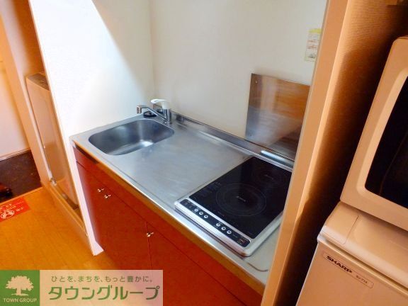 キッチン　2口電気コンロ