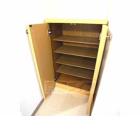 玄関　ちゃんとシューズボックスも付いています。