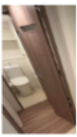 トイレ　落ち着いた色調のトイレです
