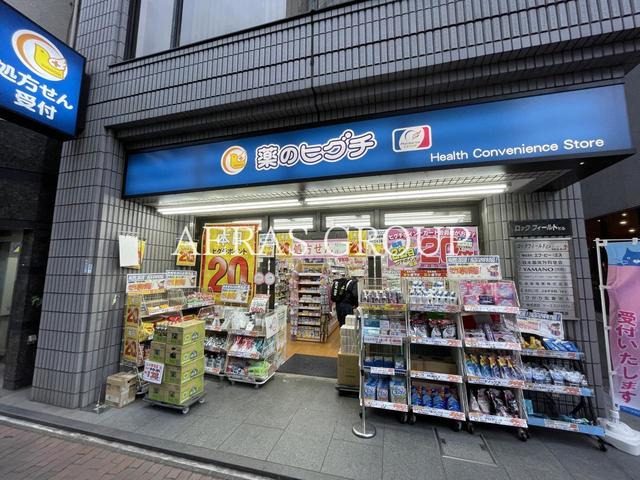 ドラックストア　薬ヒグチ薬局 新飯田橋店（ドラッグストア）まで299m