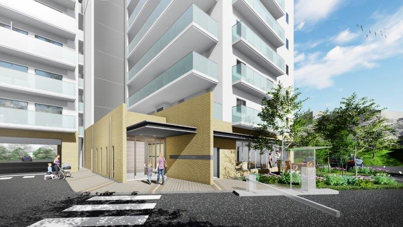 阪急千里線 山田駅 徒歩4分 10階建 築7年の外観写真