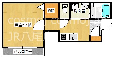 LUCITA久宝寺の間取り写真