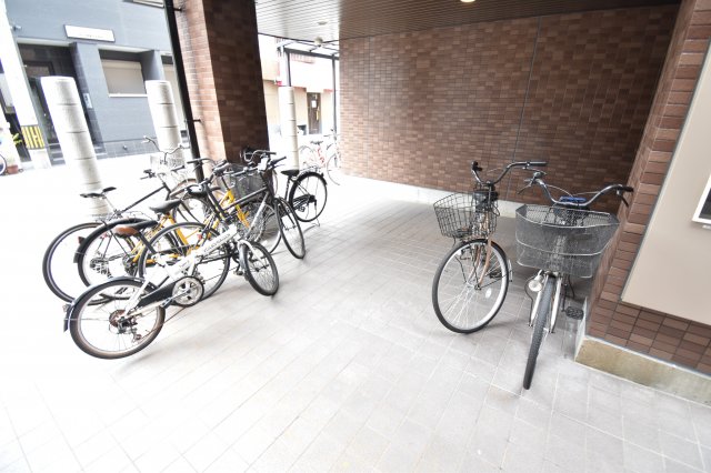その他共有部分　自転車はこちらに置けます