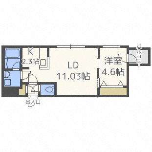 Lux fortの間取り写真