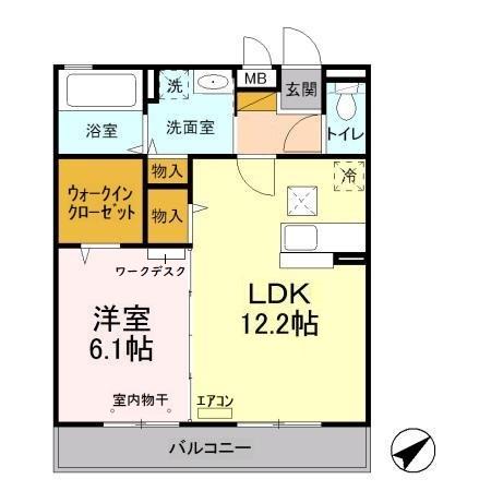 京成千原線 ちはら台駅 徒歩8分 3階建 築14年の間取り写真