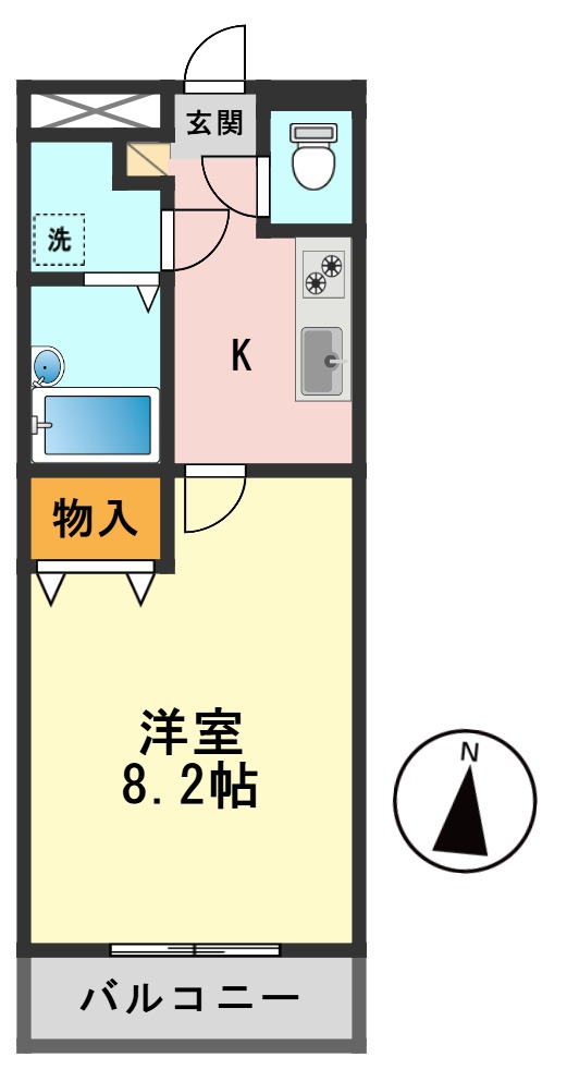 ＪＲ総武線 小岩駅 徒歩5分 3階建 築25年の間取り写真