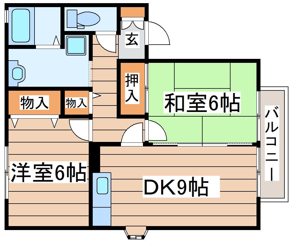 ルミエール福室Gの間取り写真