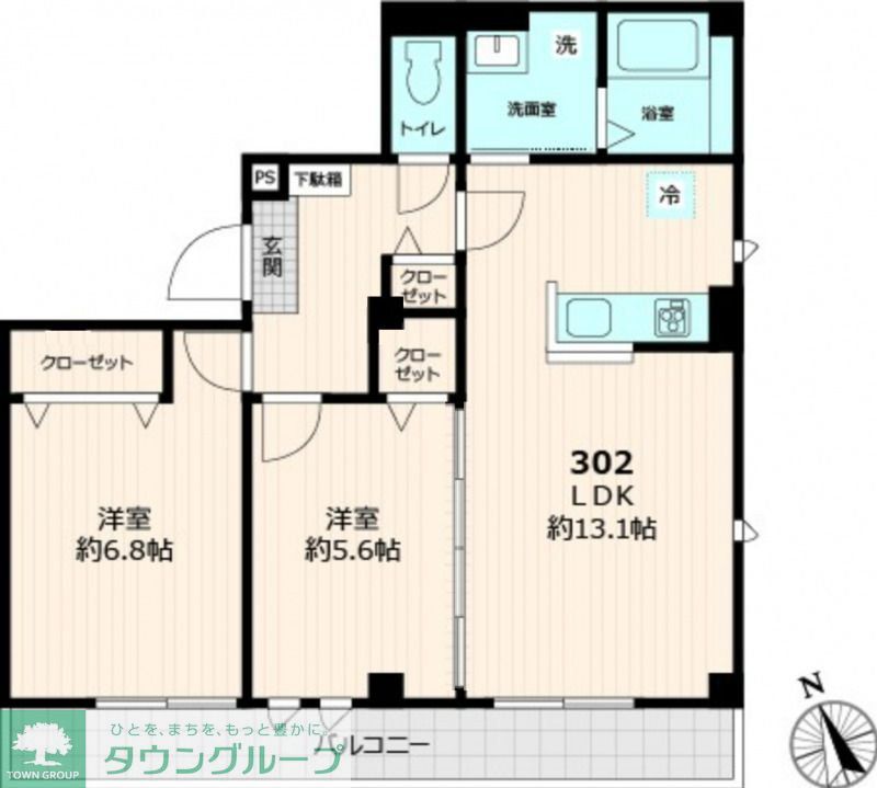 Marin・Hの間取り写真