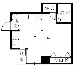 遠州鉄道 八幡駅 徒歩7分 5階建 築37年の間取り写真