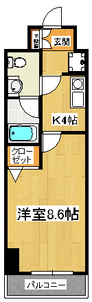 ミェーレ船橋の間取り写真