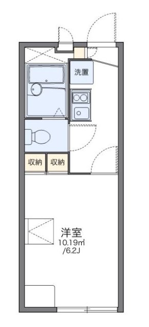 レオパレス須磨養老の間取り写真