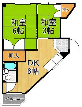 白沢マンションの間取り写真