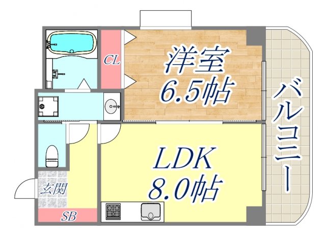 ラポール西宮の間取り写真
