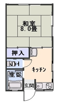 カームシバタ8の間取り