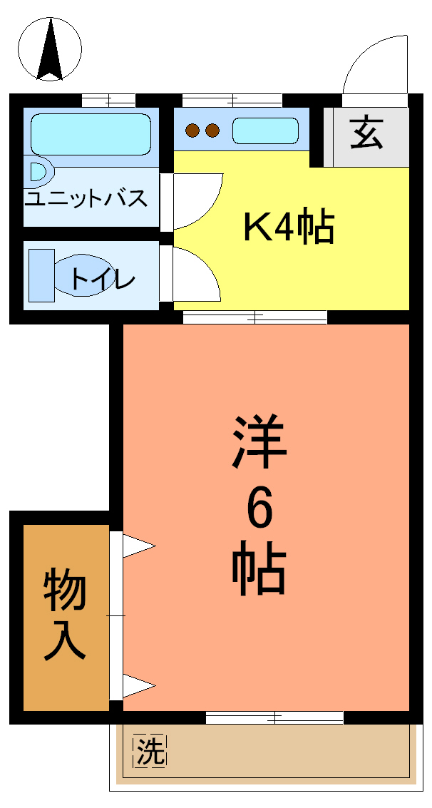 コーポ島田の間取り